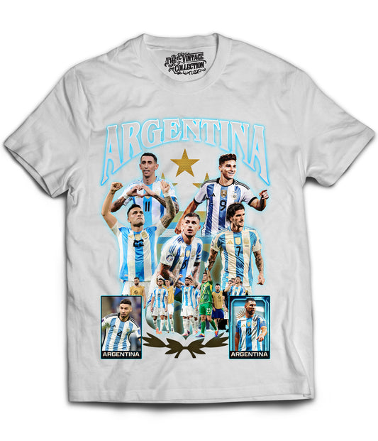 Argentina Soccer Tribute Shirt (Off White)