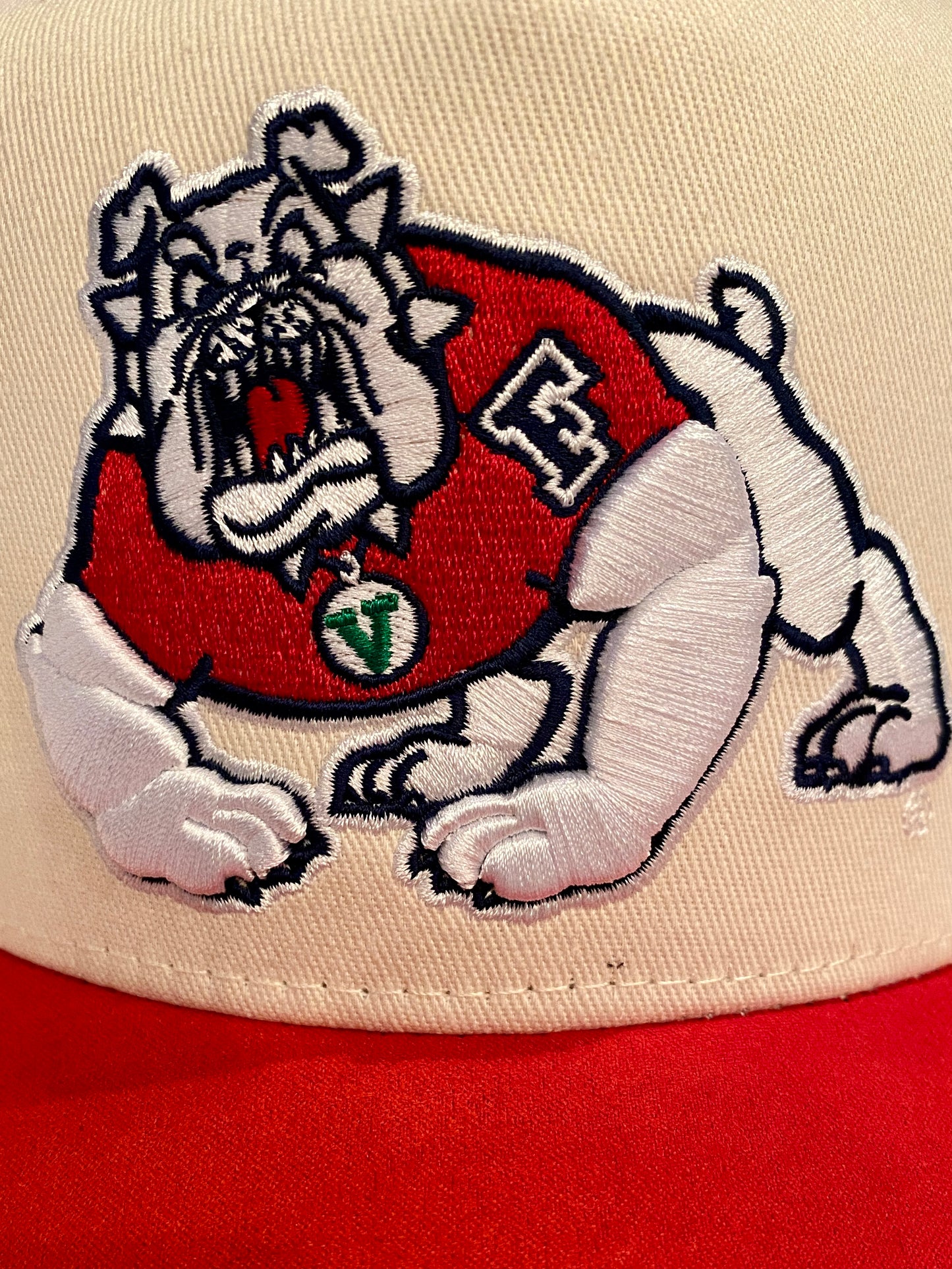 Fresno State Bulldogs Snapback Hat (Cream) ***Limited Edition