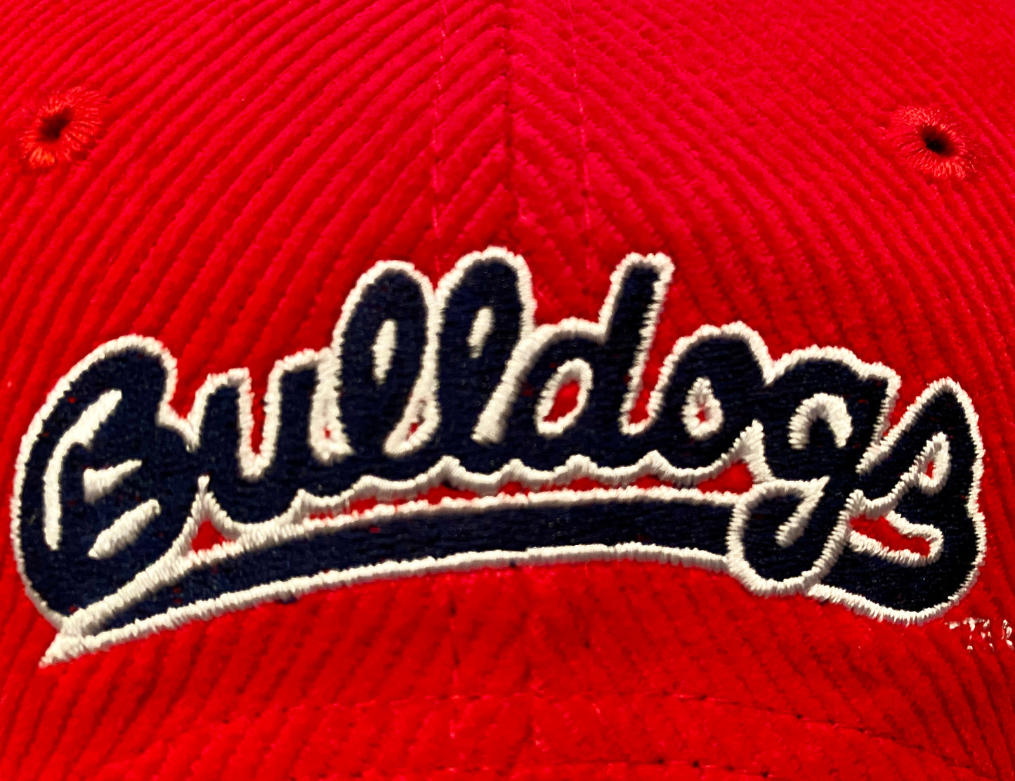 Fresno State Bulldogs Snapback Hat (Red Corduroy) ***Limited Edition