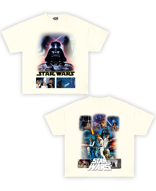 Star Wars Tribute Vintage Shirt: Front/Back (Cream)