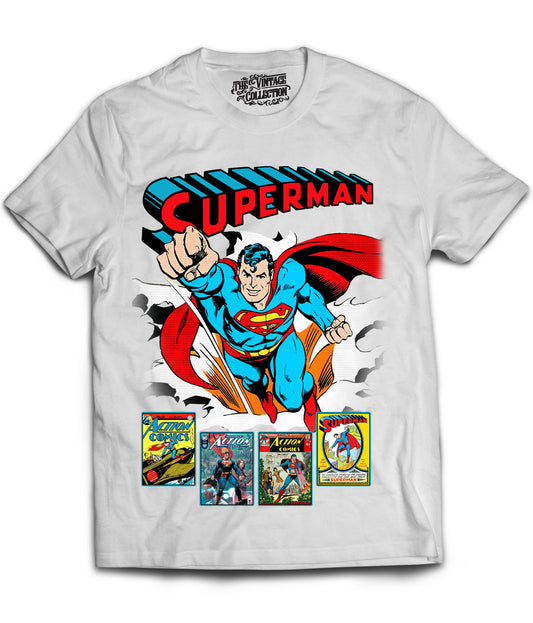 Superman Tribute Shirt (Off White)